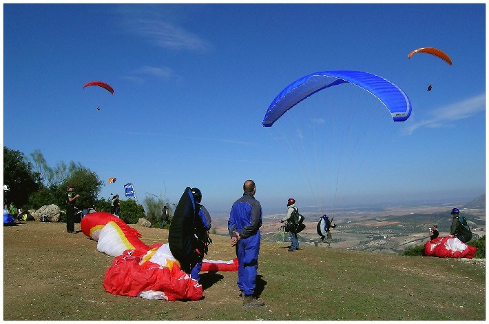 Oberer Startplatz in Montellano