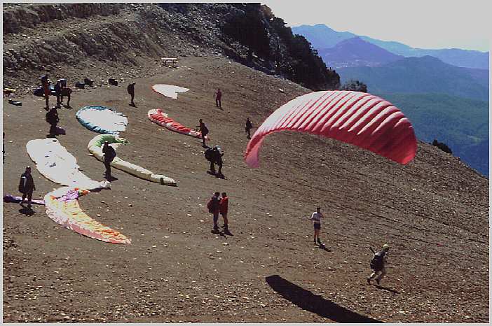 Babadag-S&uuml;d(west)-Startplatz (ca. 1700m)