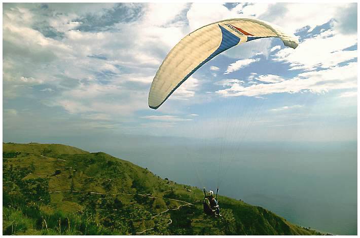 Gleitschirmstart