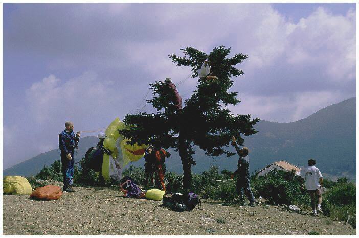 Mi&szlig;gl&uuml;ckter Starkwindstart