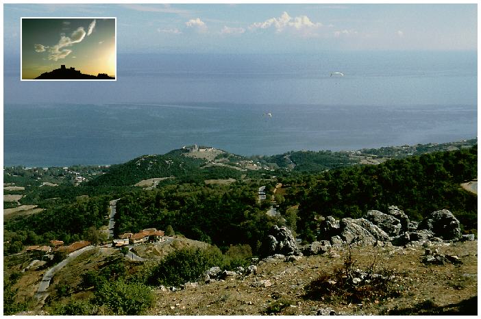 Blick von der Kapelle "Prophet Ilias"