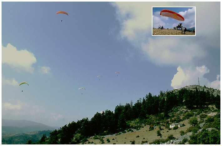 Fluggebiet nahe Kalipefki