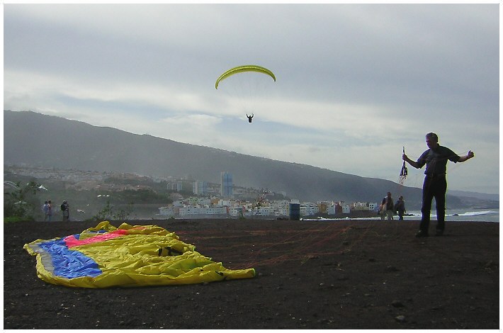 Strandlandung in Puerto de la Cruz