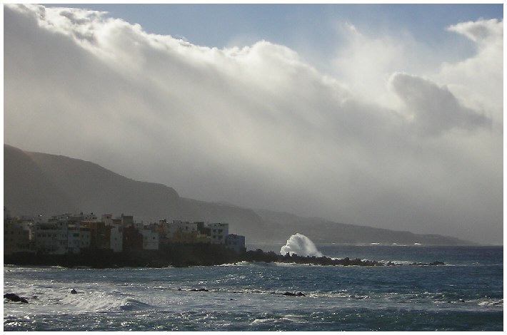 Atlantischer Ozean in Puerto de la Cruz