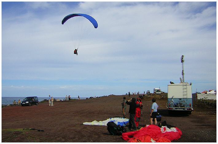Strandlandung in Puerto de la Cruz