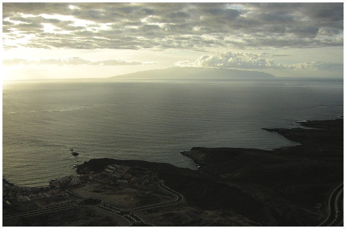 Blick auf Gomera