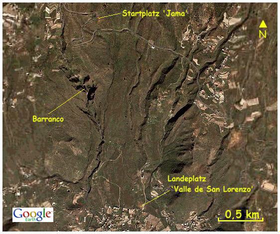 Gel&auml;nde&uuml;bersicht 'Jama'