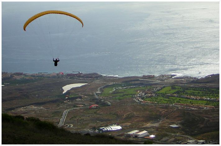 Gleitschirmflug vom Taucho