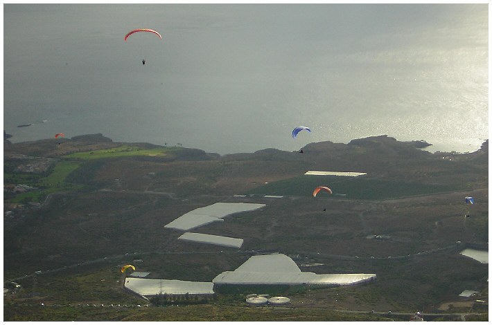 Blick vom Startplatz 'Taucho'