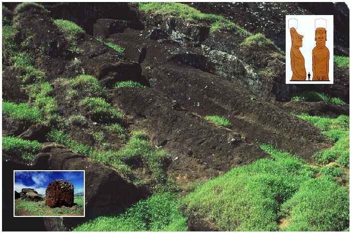 Gr&ouml;&szlig;ter, nicht fertiggestellter Moai